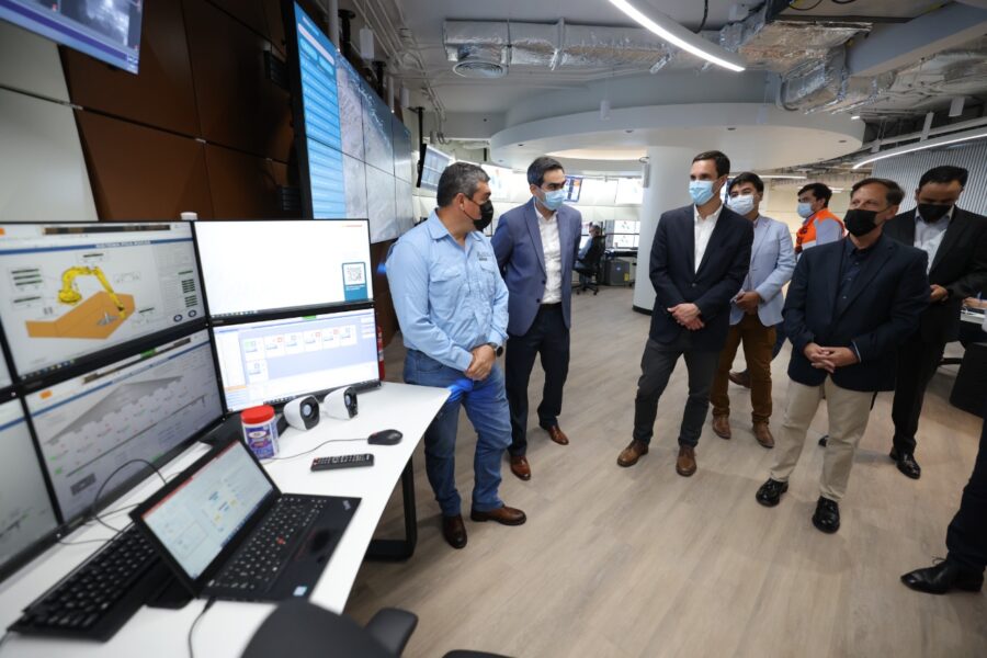 Biministro Jobet visitó obras del Centro Integrado de Operaciones que Minera Centinela está habilitando en Antofagasta 2