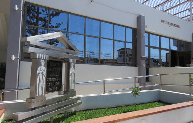 Frontis de la Corte de Apelaciones de Arica ok