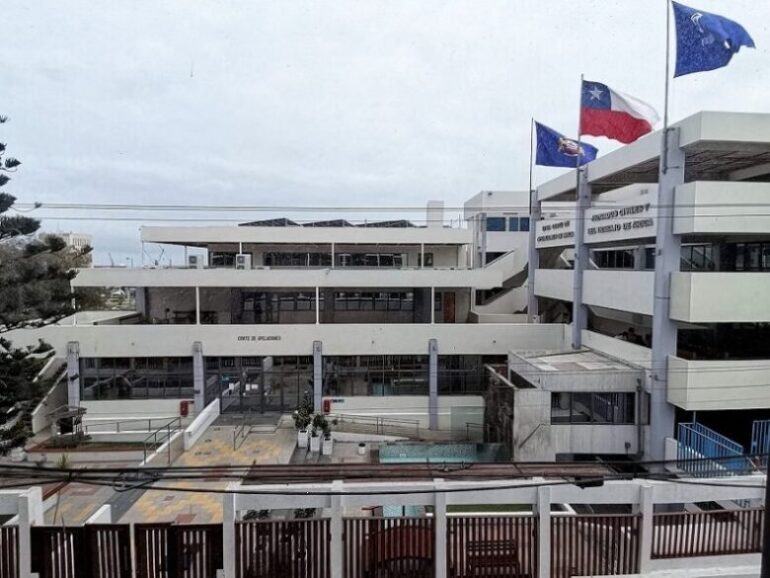 Frontis de la Corte de Arica 2021